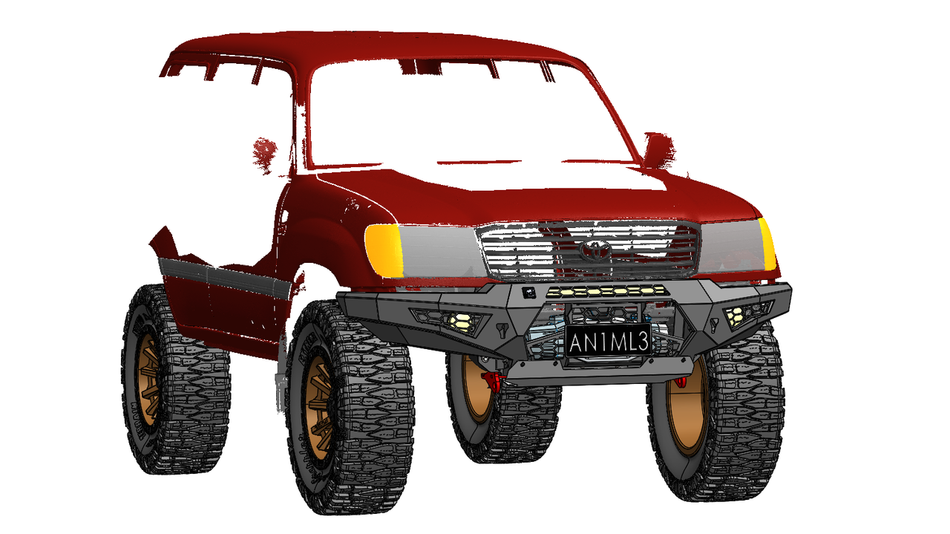 Offroad Animal Predator Bullbar for LC105
