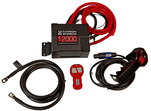 Carbon Offroad 12 Volt Winch Control Box V2 (with wireless controller)