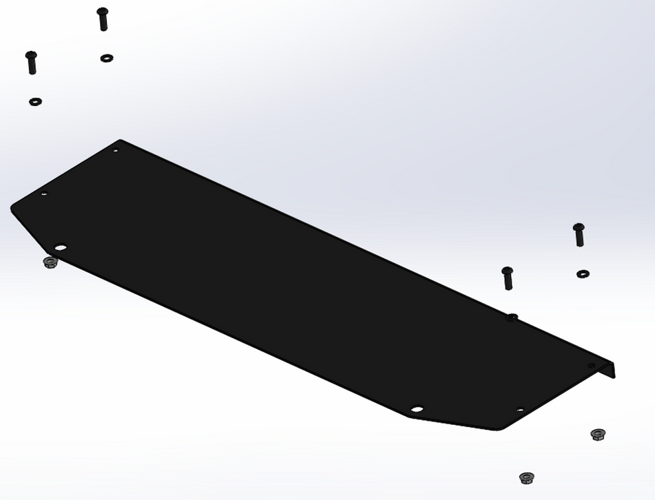 Winch Area Cover Plate for Wrangler