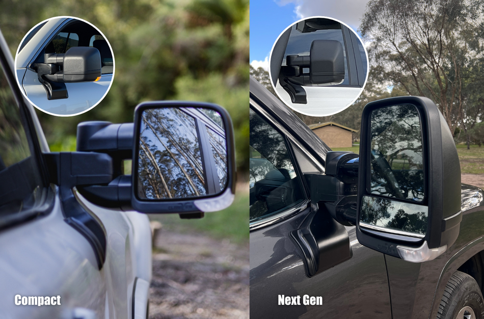 Clearview® Compact Towing Mirrors for LC300 LandCruiser