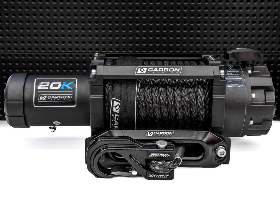 Carbon Offroad Scout Pro 20000lb Truck Winch - 24V