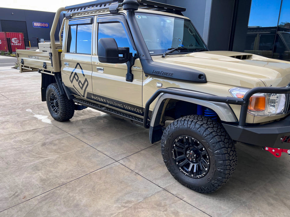 Offroad Animal Brush Rails and Rock Sliders for Toyota LandCruiser 78/79 Series (2007 on)