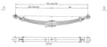 WCS Parabolic Leaf Spring for Isuzu NPR NQR [Front]