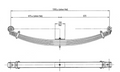 WCS Parabolic Leaf Spring for Isuzu FRR [Front]