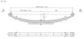 WCS Multileaf Spring for Isuzu NPS [Front]
