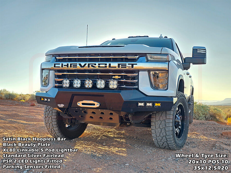 Chevrolet Silverado 2020-2023 2500-3500 Khaos Sheet Metal Hoop Bumper