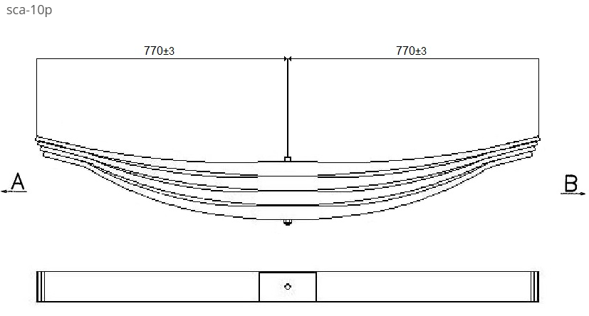 WCS Parabolic Leaf Spring for Scania R113H (All Years) [Drive]