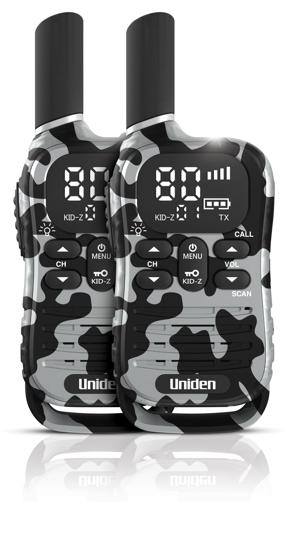 Uniden UH45-2 MAX UHF Handheld Radio Twin Pack