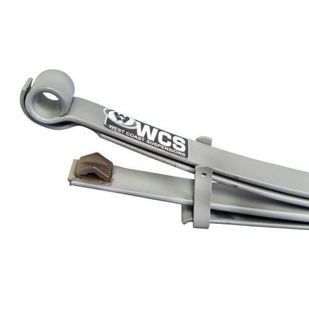 West Coast Suspensions Parabolic Leaf Spring Side Close Up