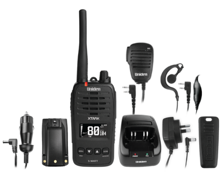 Uniden XTRAK 50 Smart UHF Handheld Radio