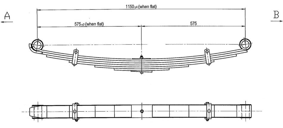 WCS Multileaf Spring for Mitsubishi Canter [Steer]