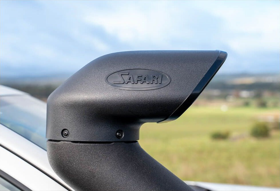 Safari ARMAX Next Generation 4 inch air ram detail on SS223HP snorkel