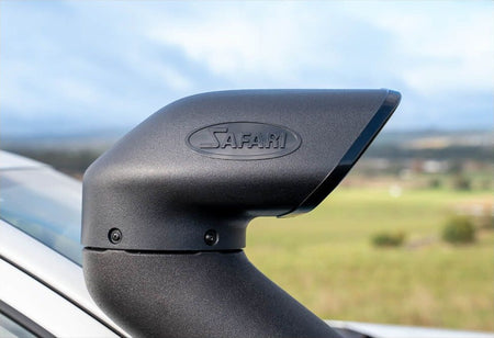 Safari ARMAX Next Generation 4 inch air ram detail on SS223HP snorkel