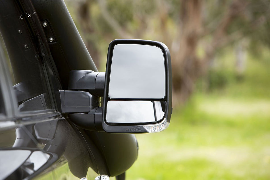 Clearview Next Gen Towing Mirrors for Toyota Landcruiser 80 series RAW