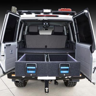 MSA Double Drawers for Toyota Landcruiser 76 Series Wagon