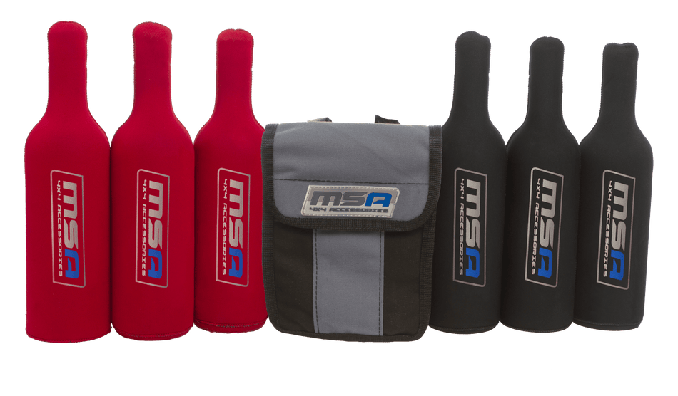 MSA Wine Bottle Tubes (incl Canvas Bag)