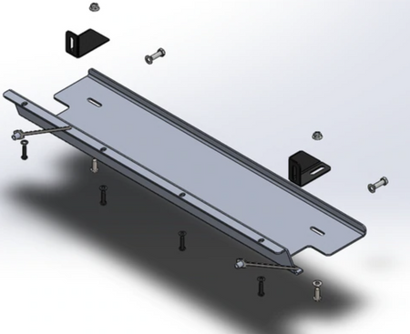 Offroad Animal Skid plate to suit JK Wrangler Bullbar