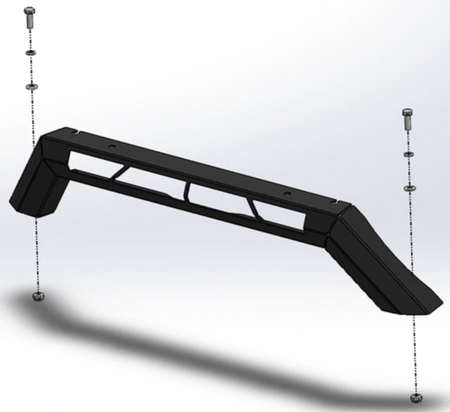 Offroad Animal Stealth Top hoop type B to suit LED Light JK Wrangler